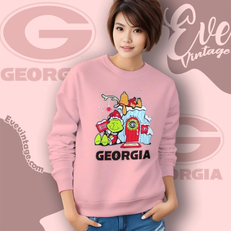 Georgia Bulldogs Grinch Snoopy Nuts Welcome Xmas Shirt Sweatshirt Georgia Bulldogs Grinch Snoopy Nuts Welcome Xmas Shirt Sweatshirt