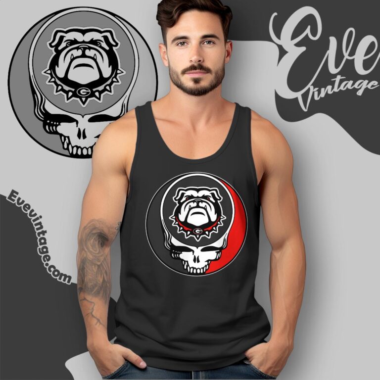 Georgia Bulldogs Steal Your Face Stealie Shirt Tank Top Racerback Georgia Bulldogs Steal Your Face Stealie Shirt Tank Top Racerback