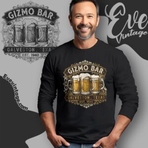 Gizmo Bar Shirt Galveston Texas Dive Bar Tee Long Sleeve Tee