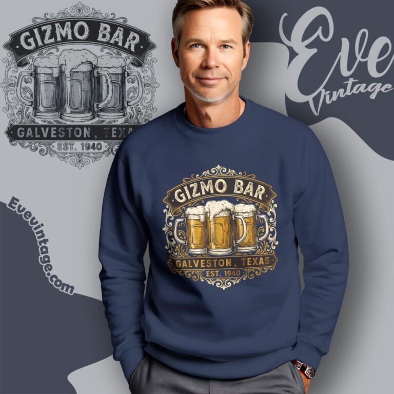 Gizmo Bar Shirt Galveston Texas Dive Bar Tee Sweatshirt Gizmo Bar Shirt Galveston Texas Dive Bar Tee Sweatshirt