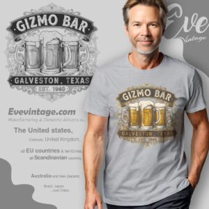 Gizmo Bar Shirt – Galveston Texas Dive Bar Tee