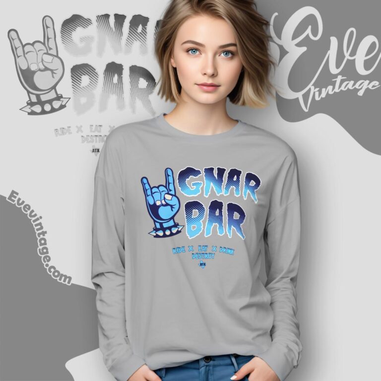 Gnar Bar Shirt – Austin Texas Dive Bar Long Sleeve Tee Gnar Bar Shirt – Austin Texas Dive Bar Long Sleeve Tee