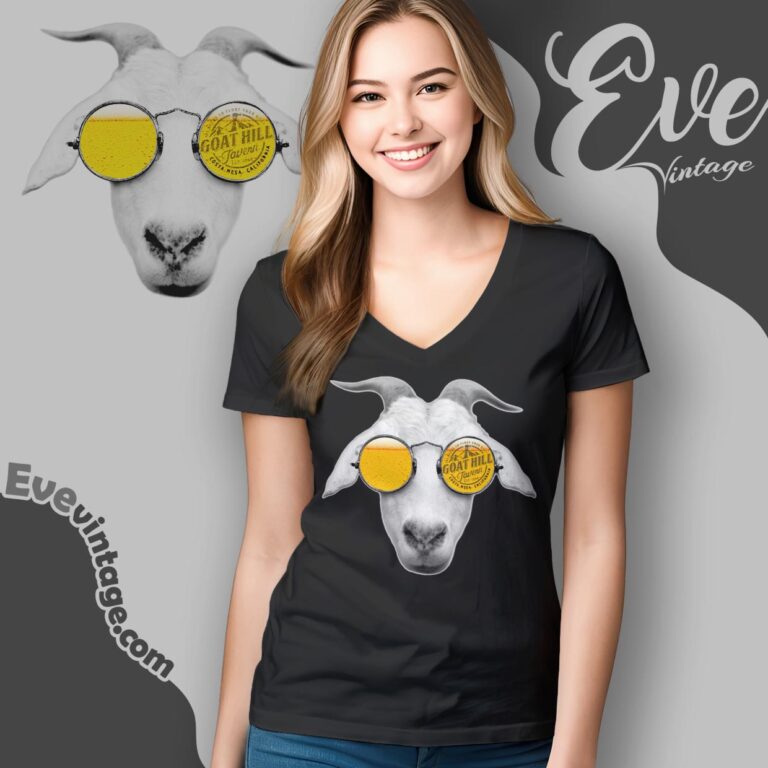 Goat Hill Tavern Shirt V Neck TShirt Goat Hill Tavern Shirt V Neck TShirt