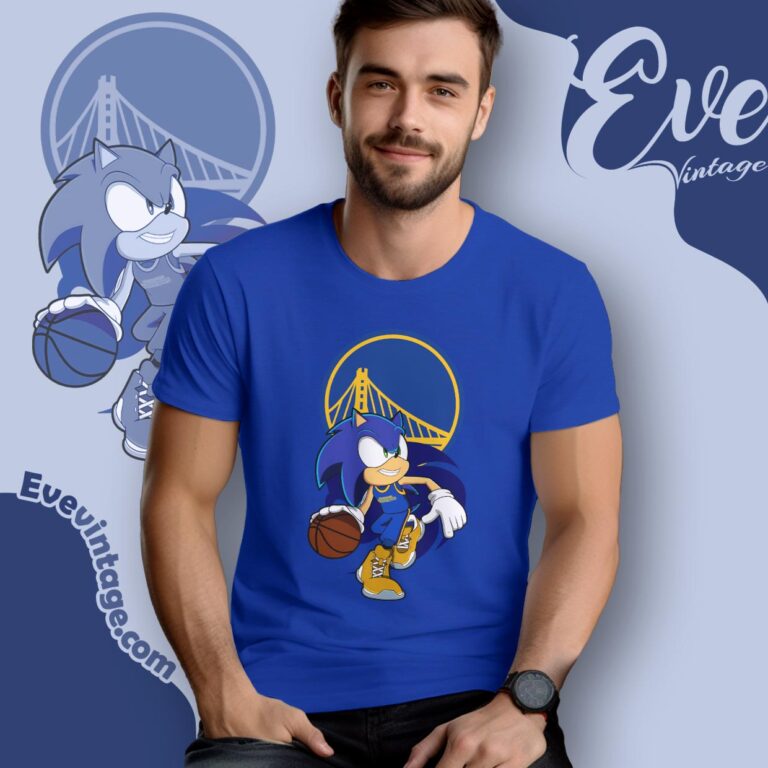 Golden State Warriors Sonic The Hedgehog Shirt T shirt Golden State Warriors Sonic The Hedgehog Shirt T shirt