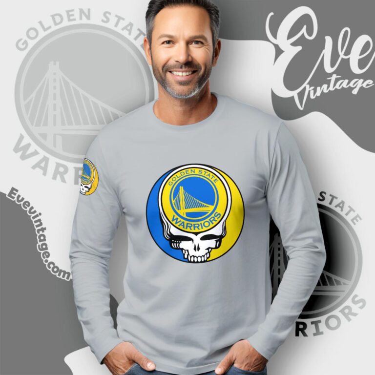 Golden State Warriors Steal Your Face Grateful Dead Shirt Long Sleeve Tee Golden State Warriors Steal Your Face Grateful Dead Shirt Long Sleeve Tee
