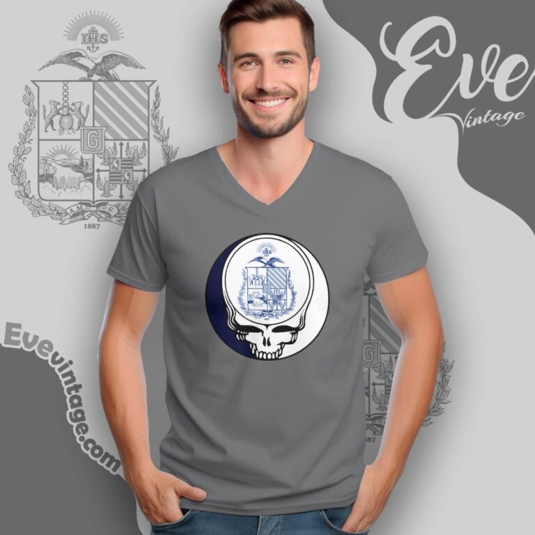 Gonzaga University Steal Your Face Grateful Dead Shirt V Neck TShirt Gonzaga University Steal Your Face Grateful Dead Shirt V Neck TShirt