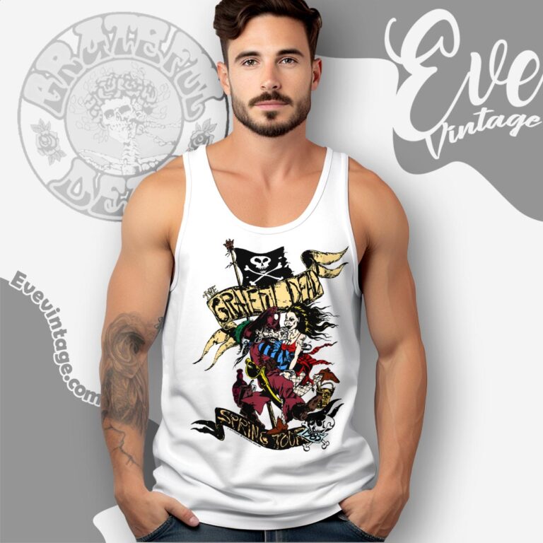 Grateful Dead 1985 Spring Tour Shirt Tank Top Racerback Grateful Dead 1985 Spring Tour Shirt Tank Top Racerback