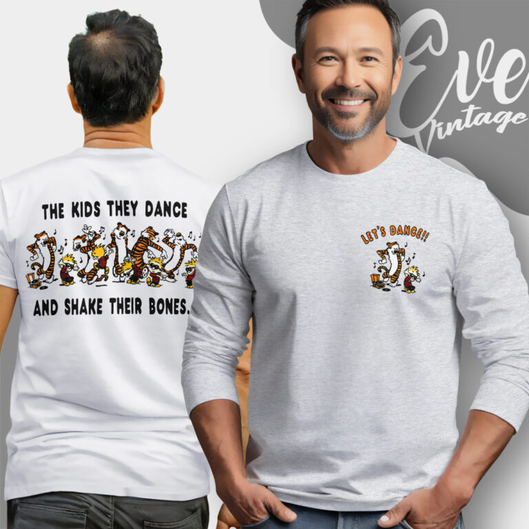 Grateful Dead 1990 Calvin And Hobbes Lets Dance Shirt Long Sleeve T shirt Grateful Dead 1990 Calvin And Hobbes Lets Dance Shirt Long Sleeve T shirt