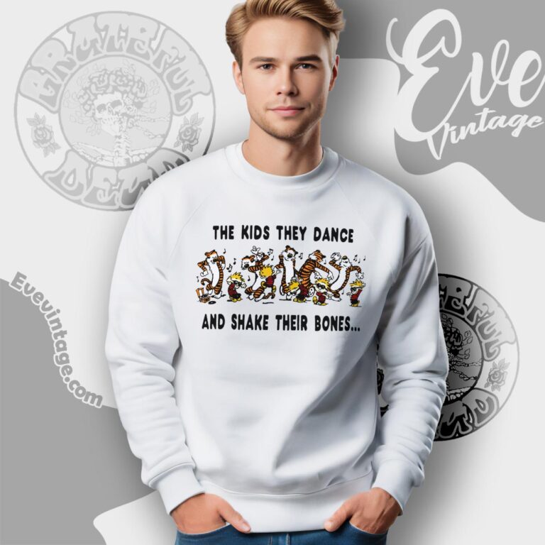 Grateful Dead 1990 Calvin And Hobbes Lets Dance Shirt Sweatshirt Grateful Dead 1990 Calvin And Hobbes Lets Dance Shirt Sweatshirt