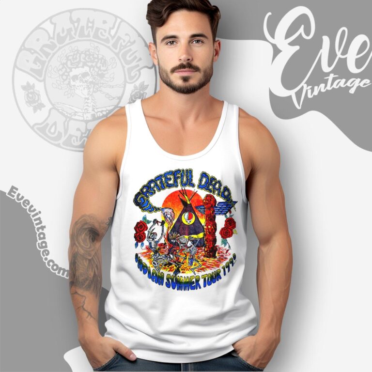 Grateful Dead 1990 Indian Summer Tour Shirt Tank top Grateful Dead 1990 Indian Summer Tour Shirt Tank top