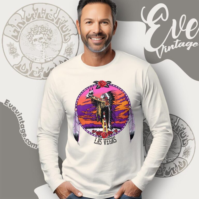 Grateful Dead 1990 Las Vegas Shirt Long Sleeve Tee Grateful Dead 1990 Las Vegas Shirt Long Sleeve Tee
