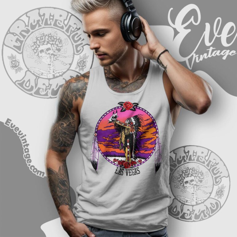 Grateful Dead 1990 Las Vegas Shirt Tank Top Racerback Grateful Dead 1990 Las Vegas Shirt Tank Top Racerback