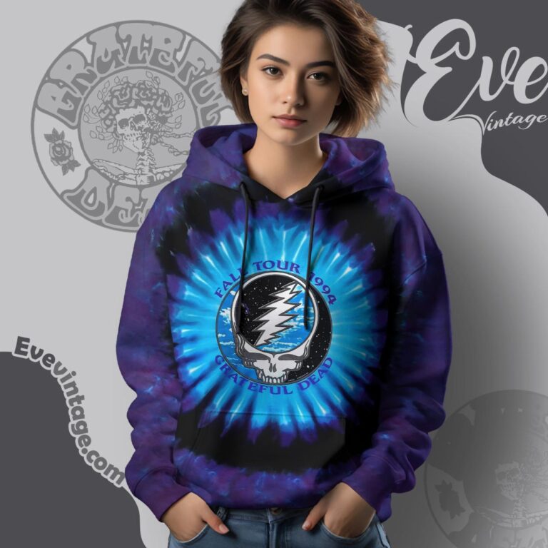Grateful Dead 1994 Fall Tour Tie dye Hoodie Grateful Dead 1994 Fall Tour Tie dye Hoodie