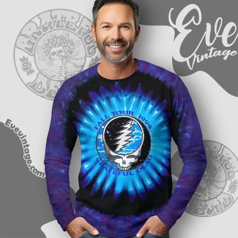 Grateful Dead 1994 Fall Tour Tie dye Long Sleeve Tee Grateful Dead 1994 Fall Tour Tie dye Long Sleeve Tee