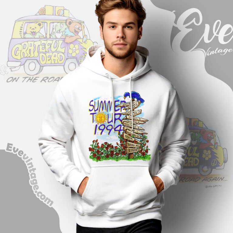 Grateful Dead 1994 Summer Tour Shirt On The Road Again Hoodie Grateful Dead 1994 Summer Tour Shirt On The Road Again Hoodie