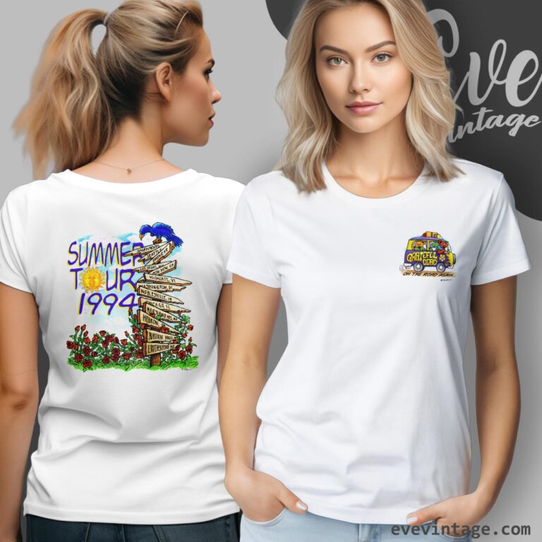 Grateful Dead 1994 Summer Tour Shirt On The Road Again Women T shirt Grateful Dead 1994 Summer Tour Shirt On The Road Again Women T shirt