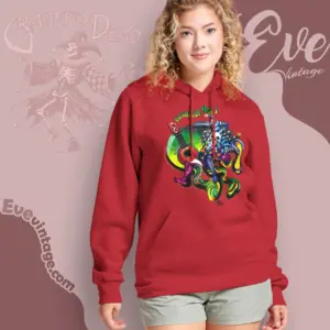Grateful Dead 1995 Melting Jester Hoodie