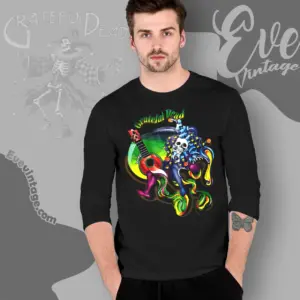 Grateful Dead 1995 Melting Jester Long Sleeve Tee