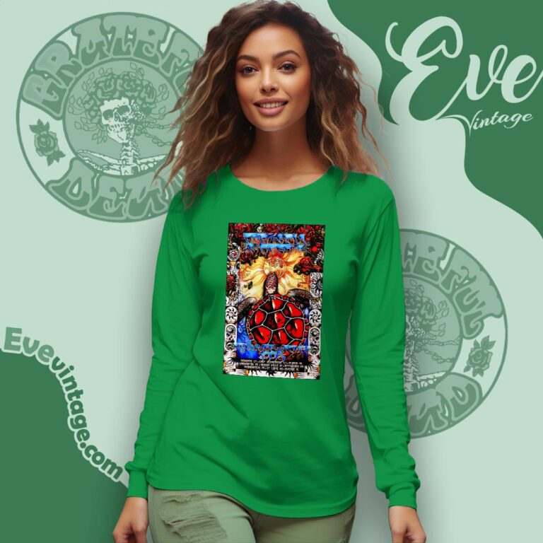 Grateful Dead 1995 Summer Tour Shirt Artwork By Michael Everett Long Sleeve Tee Grateful Dead 1995 Summer Tour Shirt Artwork By Michael Everett Long Sleeve Tee