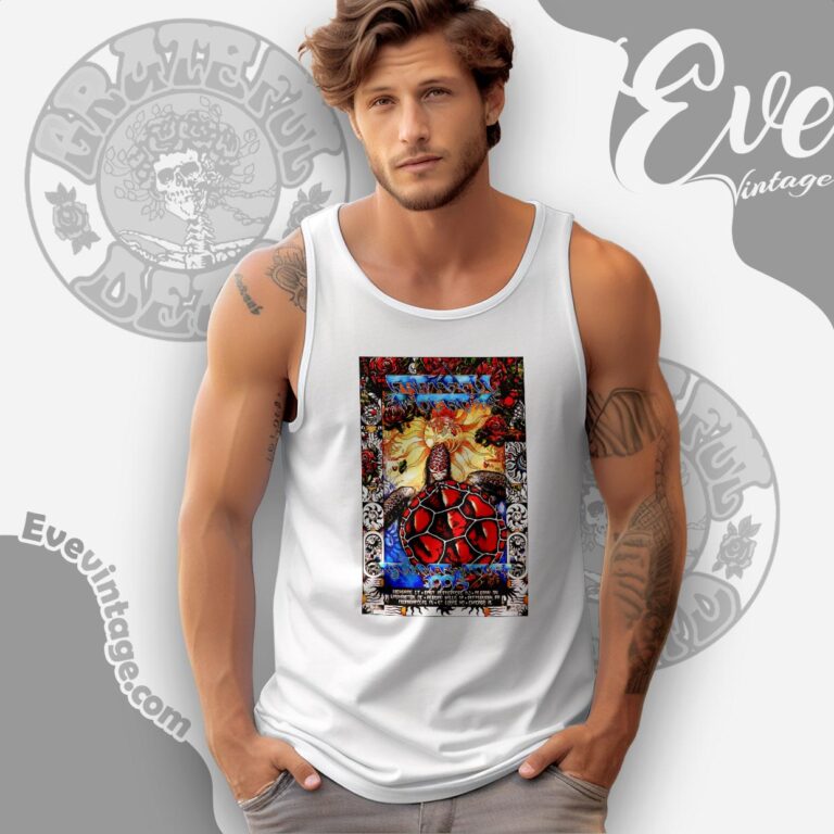 Grateful Dead 1995 Summer Tour Shirt Artwork By Michael Everett Tank Top Racerback Grateful Dead 1995 Summer Tour Shirt Artwork By Michael Everett Tank Top Racerback