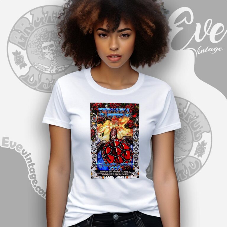 Grateful Dead 1995 Summer Tour Shirt Artwork By Michael Everett Women T shirt Grateful Dead 1995 Summer Tour Shirt Artwork By Michael Everett Women T shirt