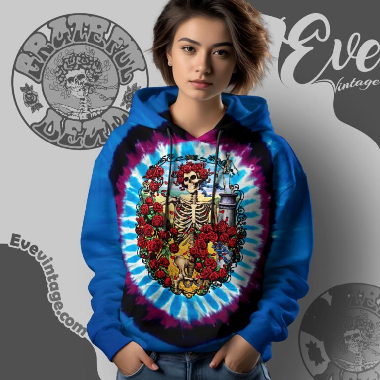Grateful Dead 30 Years Anniversary Tie dye Shirt Hoodie Grateful Dead 30 Years Anniversary Tie dye Shirt Hoodie