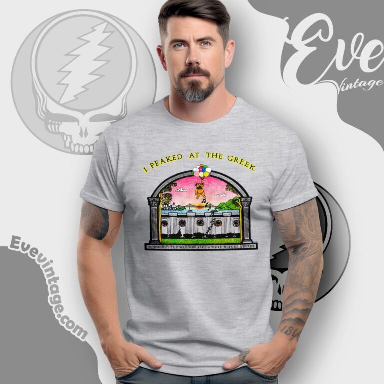 Grateful Dead 80s Greek Theater Shirt I Peaked At The Greek T Shirt Grateful Dead 80s Greek Theater Shirt I Peaked At The Greek T Shirt