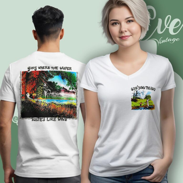 Grateful Dead 90s Shirt Calvin Hobbes 'goin Down The Road' V neck Grateful Dead 90s Shirt Calvin Hobbes 'goin Down The Road' V neck