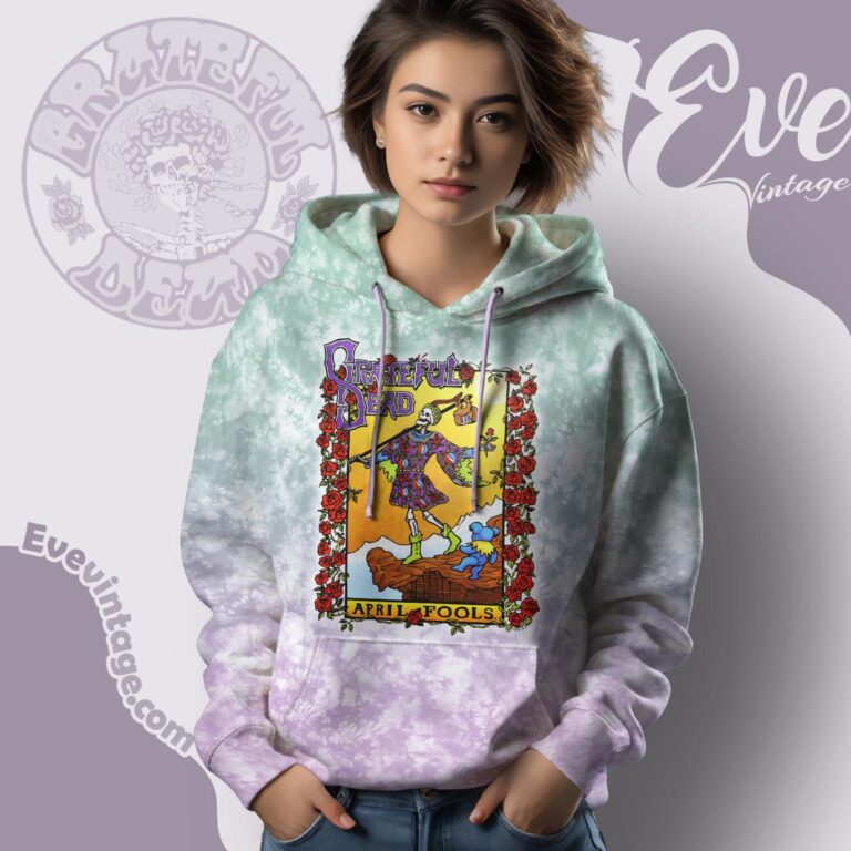 Grateful Dead April Fools 1993 Nassau Coliseum Tie dye Hoodie Grateful Dead April Fools 1993 Nassau Coliseum Tie dye Hoodie