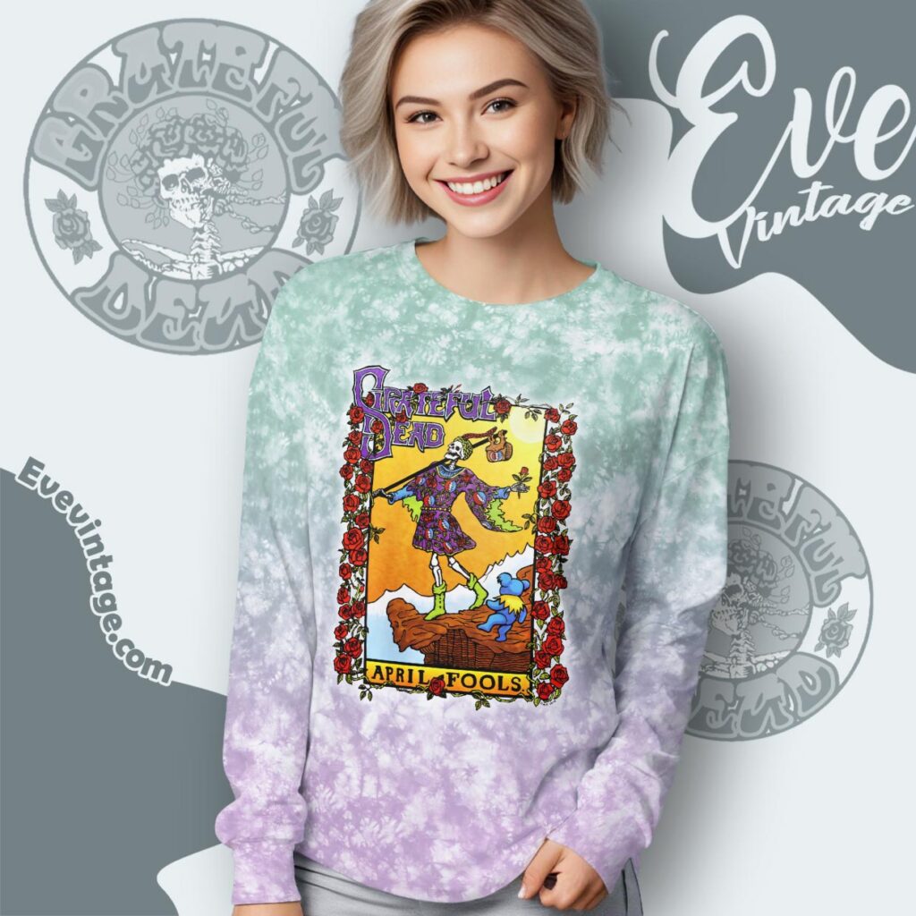 Grateful Dead April Fools 1993 Nassau Coliseum Tie-dye Shirt
