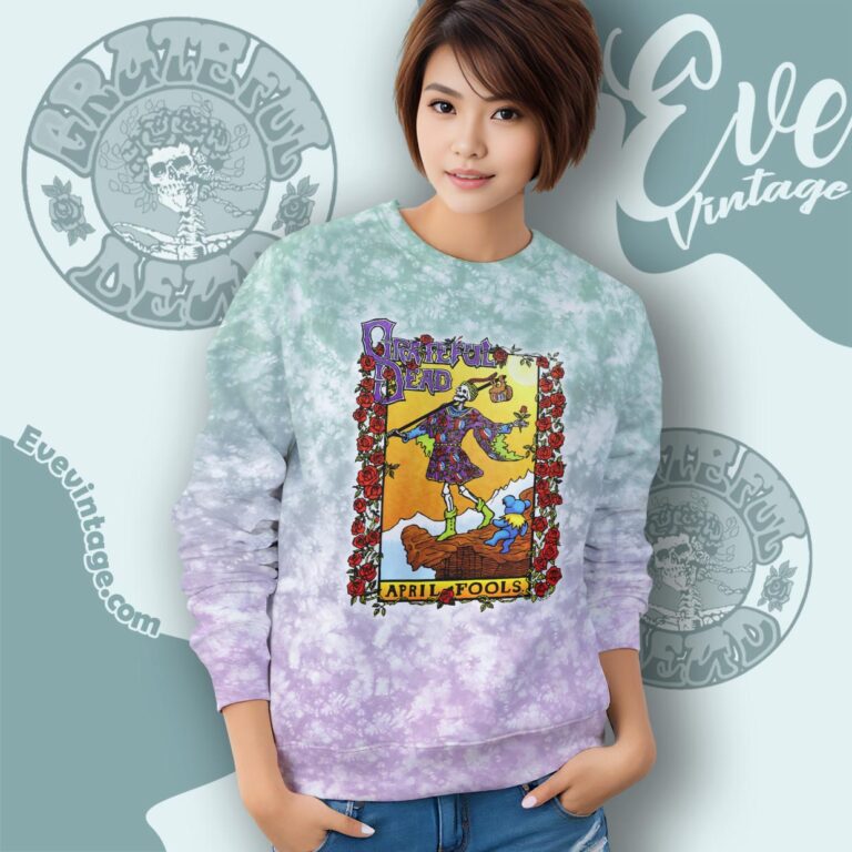 Grateful Dead April Fools 1993 Nassau Coliseum Tie dye Sweatshirt Grateful Dead April Fools 1993 Nassau Coliseum Tie dye Sweatshirt