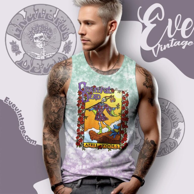 Grateful Dead April Fools 1993 Nassau Coliseum Tie dye Tank Top Racerback Grateful Dead April Fools 1993 Nassau Coliseum Tie dye Tank Top Racerback
