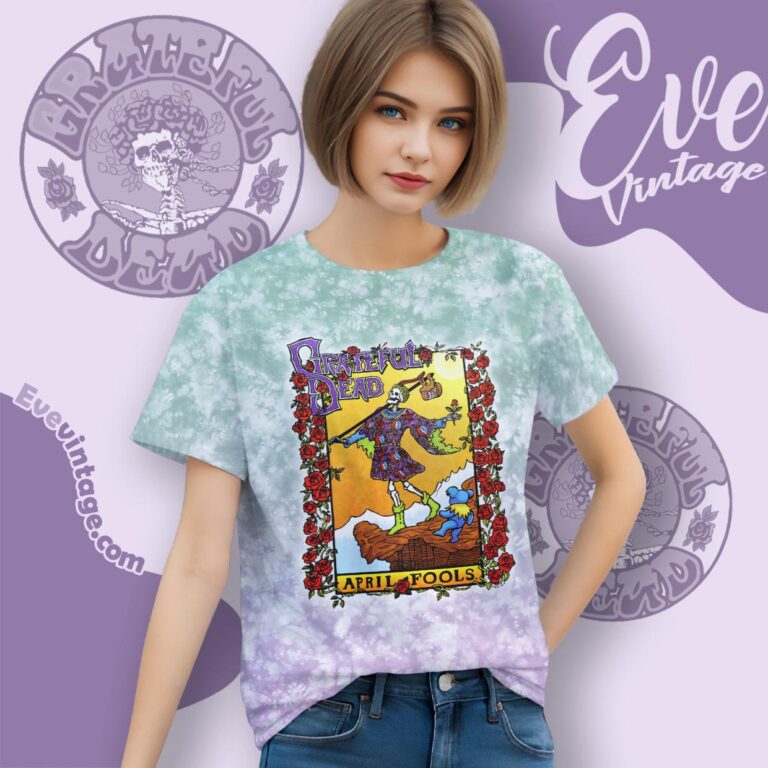 Grateful Dead April Fools 1993 Nassau Coliseum Tie dye Women T shirt Grateful Dead April Fools 1993 Nassau Coliseum Tie dye Women T shirt