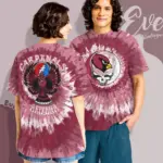 Grateful Dead Arizona Cardinals Stealie Tie Dye T shirt