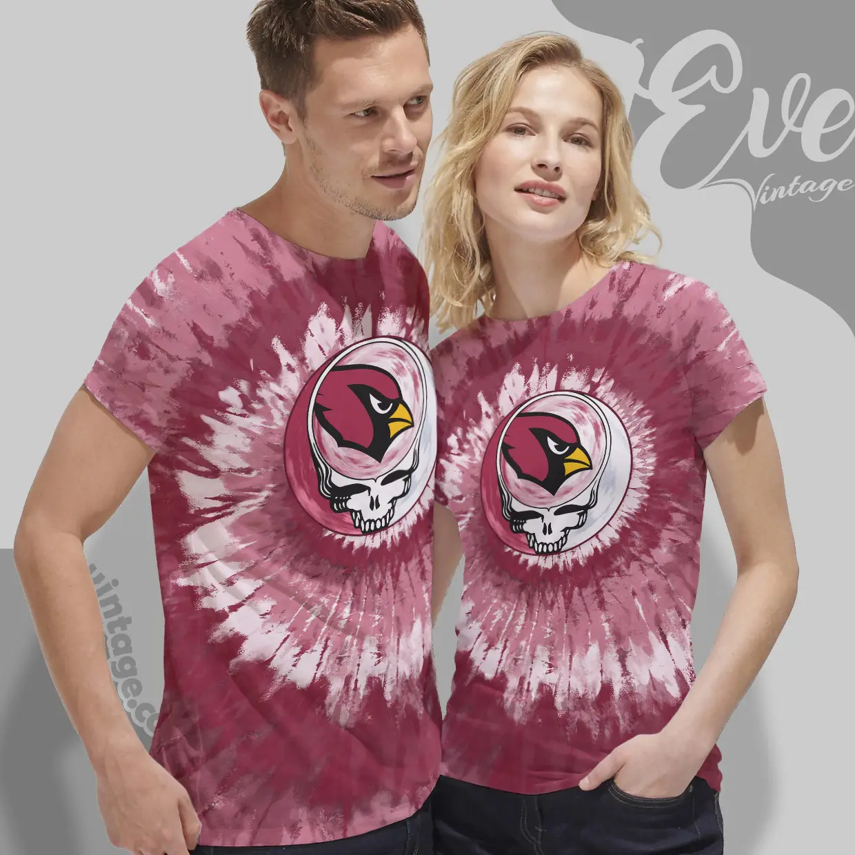 Grateful Dead Arizona Cardinals Stealie Tie Dye Women T shirt Grateful Dead Arizona Cardinals Stealie Tie Dye Women T shirt