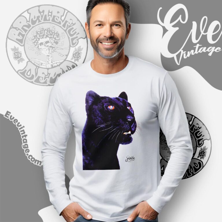 Grateful Dead Black Panther 1993 Shirt Long Sleeve Tee Grateful Dead Black Panther 1993 Shirt Long Sleeve Tee