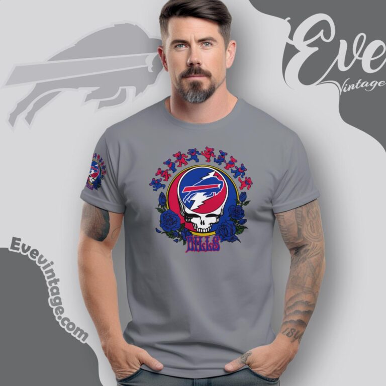 Grateful Dead Buffalo Bills Roses Dancing Bears Shirt T Shirt Grateful Dead Buffalo Bills Roses Dancing Bears Shirt T Shirt