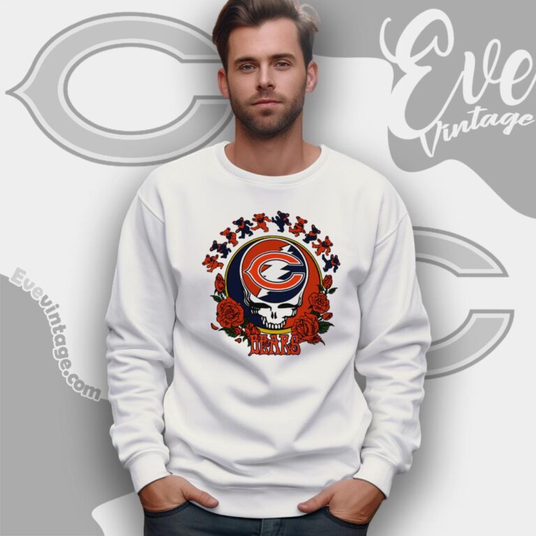Grateful Dead Chicago Bears Roses Dancing Bears Shirt Sweatshirt Grateful Dead Chicago Bears Roses Dancing Bears Shirt Sweatshirt