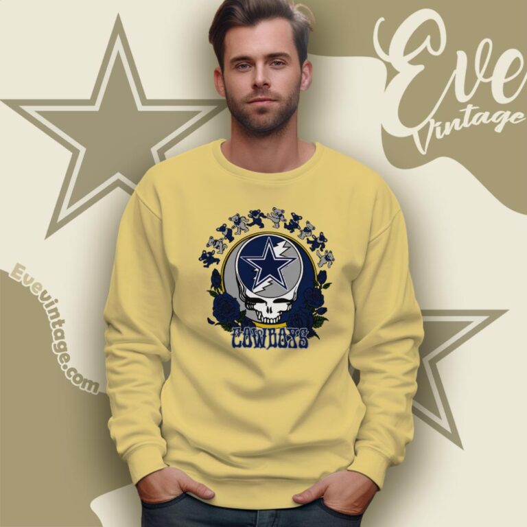 Grateful Dead Dallas Cowboys Roses Dancing Bears Shirt Sweatshirt Grateful Dead Dallas Cowboys Roses Dancing Bears Shirt Sweatshirt