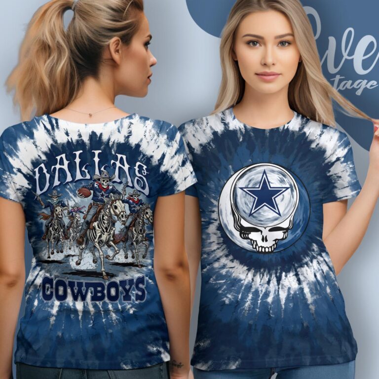 Grateful Dead Dallas Cowboys Stealie Tie-dye Shirt Women T shirt Grateful Dead Dallas Cowboys Stealie Tie-dye Shirt Women T shirt
