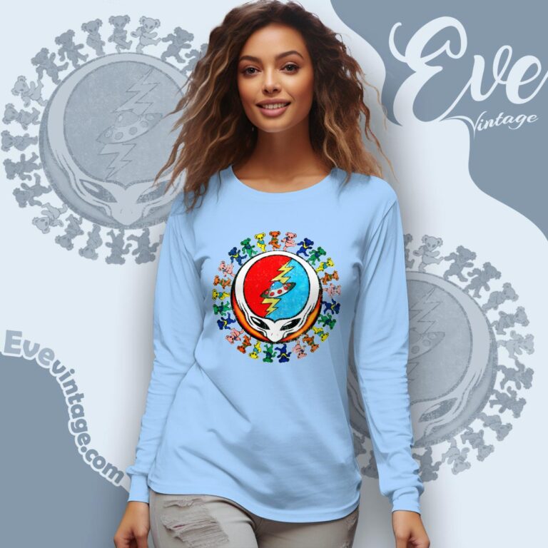 Grateful Dead Dancing Aliens Shirt Long Sleeve Tee Grateful Dead Dancing Aliens Shirt Long Sleeve Tee