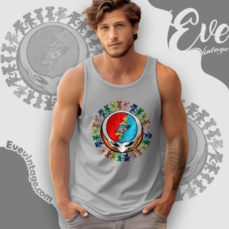 Grateful Dead Dancing Aliens Shirt Tank Top Racerback Grateful Dead Dancing Aliens Shirt Tank Top Racerback