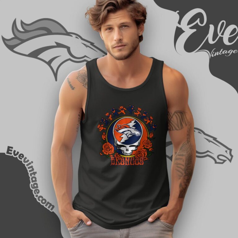 Grateful Dead Denver Broncos Roses Dancing Bears Shirt Tank Top Racerback Grateful Dead Denver Broncos Roses Dancing Bears Shirt Tank Top Racerback