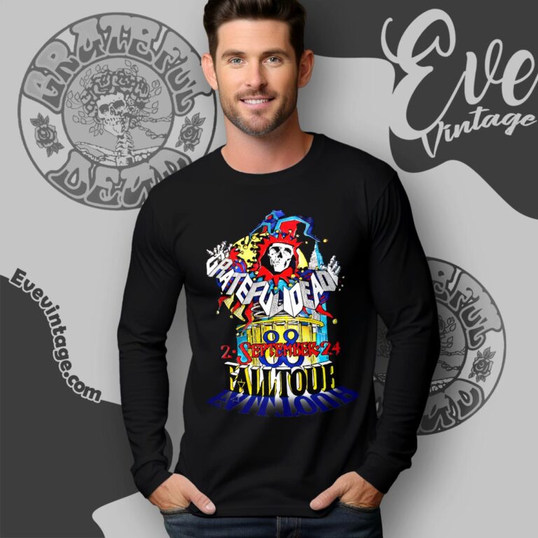 Grateful Dead Fall Tour 1988 Shirt Long Sleeve Tee Grateful Dead Fall Tour 1988 Shirt Long Sleeve Tee