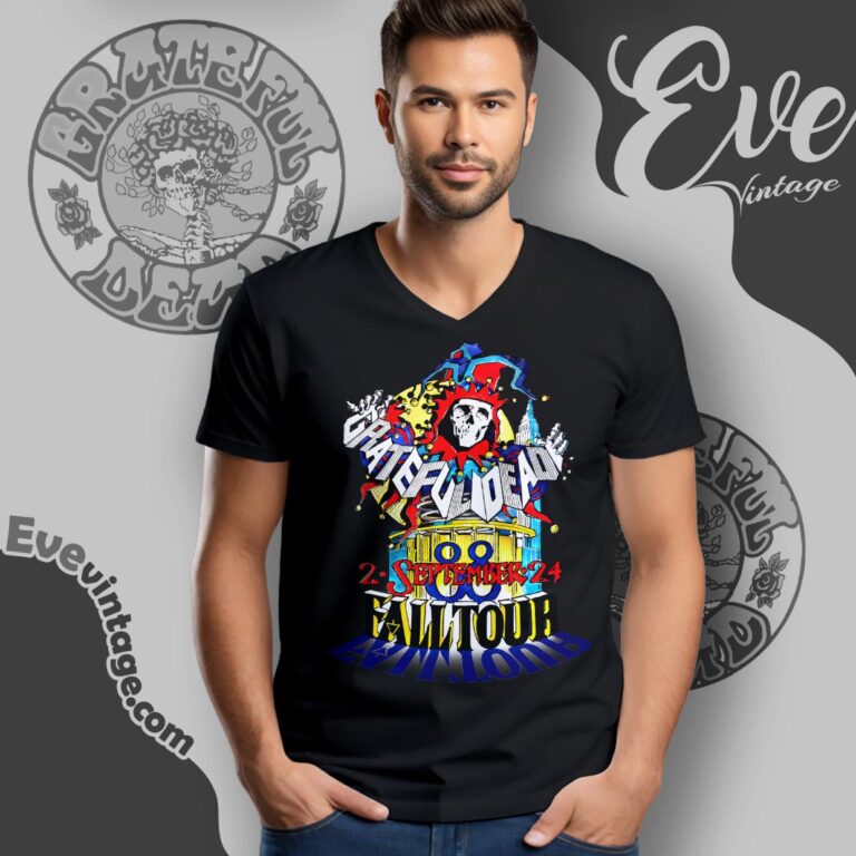 Grateful Dead Fall Tour 1988 Shirt V Neck TShirt Grateful Dead Fall Tour 1988 Shirt V Neck TShirt