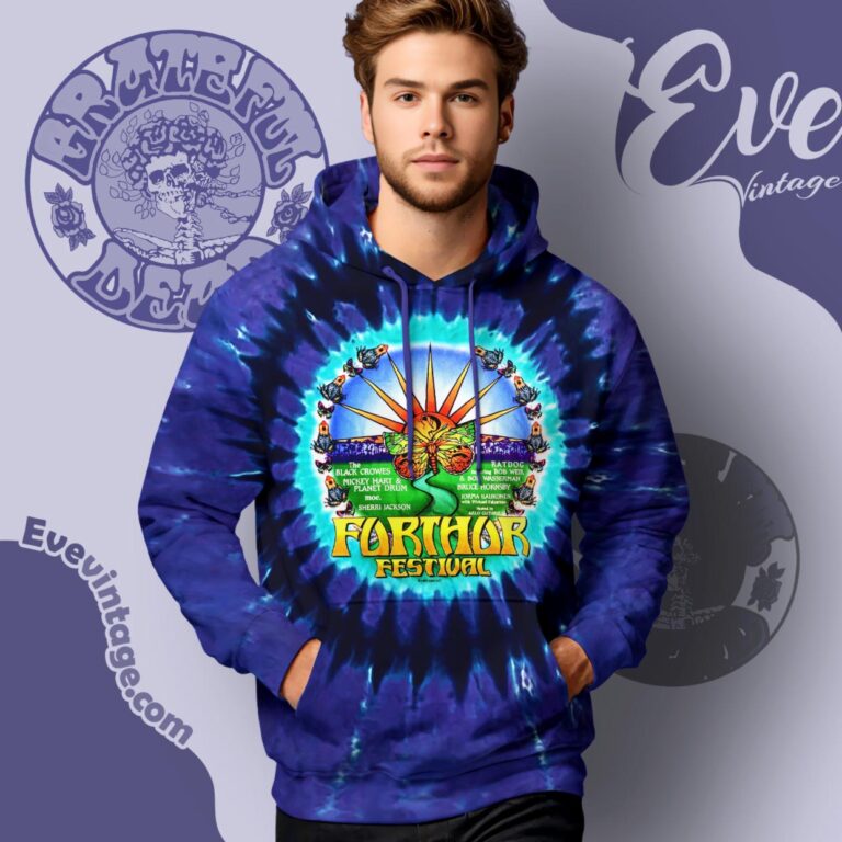 Grateful Dead Furthur Festival 1997 Tie dye Shirt Hoodie Grateful Dead Furthur Festival 1997 Tie dye Shirt Hoodie