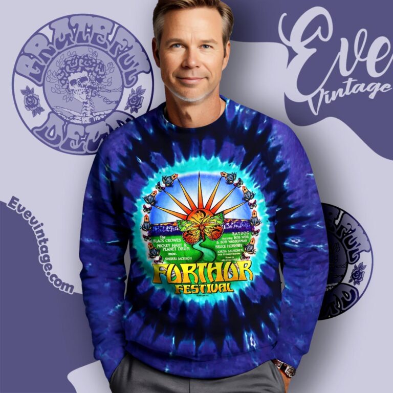 Grateful Dead Furthur Festival 1997 Tie dye Shirt Sweatshirt Grateful Dead Furthur Festival 1997 Tie dye Shirt Sweatshirt