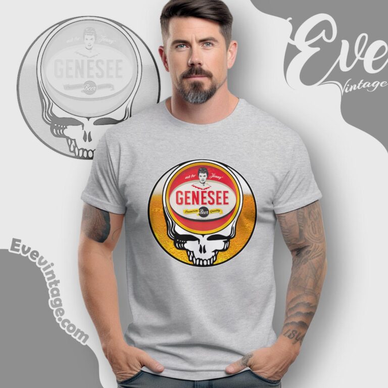 Grateful Dead Genesee Beer Steal Your Face Shirt T shirt Grateful Dead Genesee Beer Steal Your Face Shirt T shirt