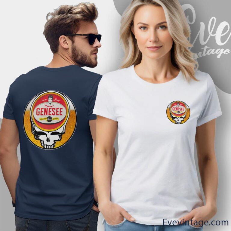Grateful Dead Genesee Beer Steal Your Face Shirt Women T shirt Grateful Dead Genesee Beer Steal Your Face Shirt Women T shirt