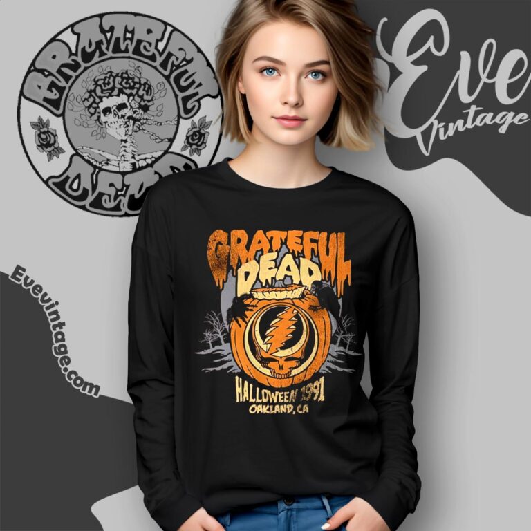 Grateful Dead Halloween 1991 Oakland Coliseum Arena Long Sleeve Tee Grateful Dead Halloween 1991 Oakland Coliseum Arena Long Sleeve Tee